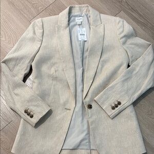 NWT J. Crew Casual Summer Blazer - Khaki